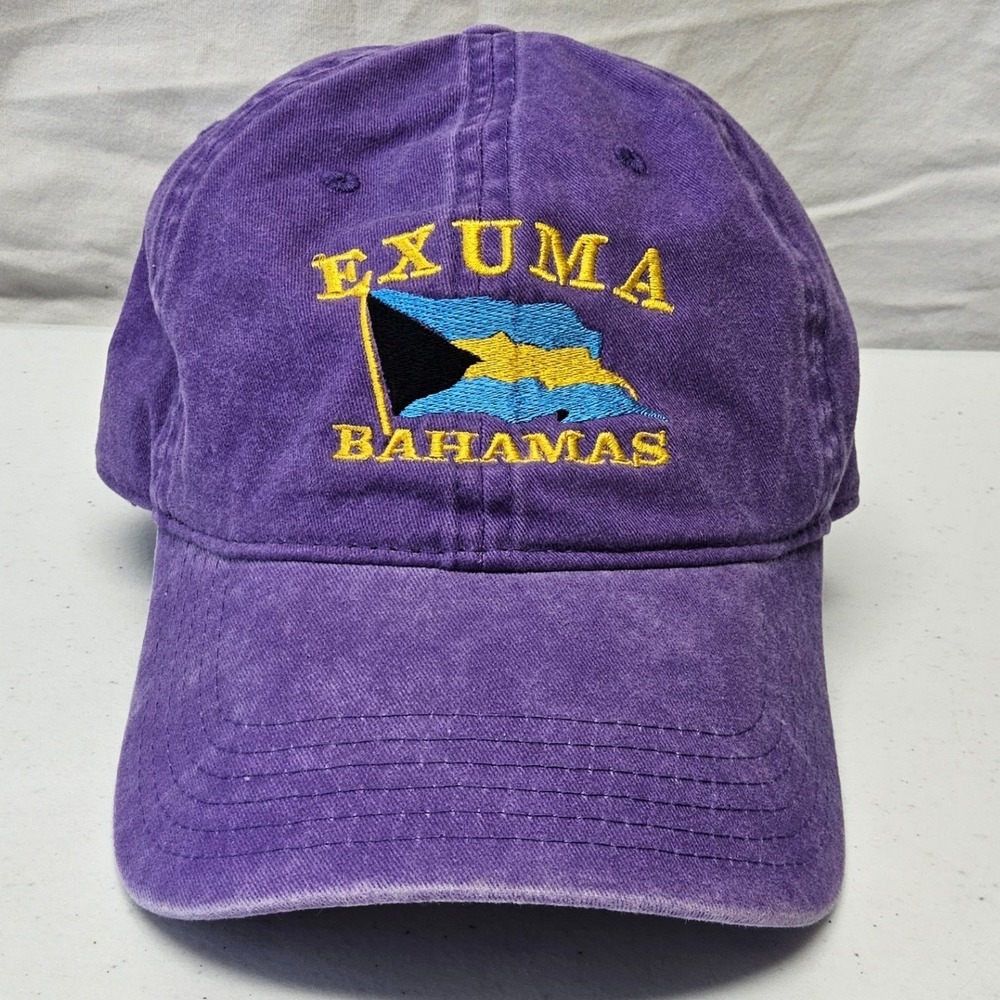 OTTO Baseball Cap Men OSFM Purple Exuma Bahamas Souvenir‎ Dad Hat 18-202